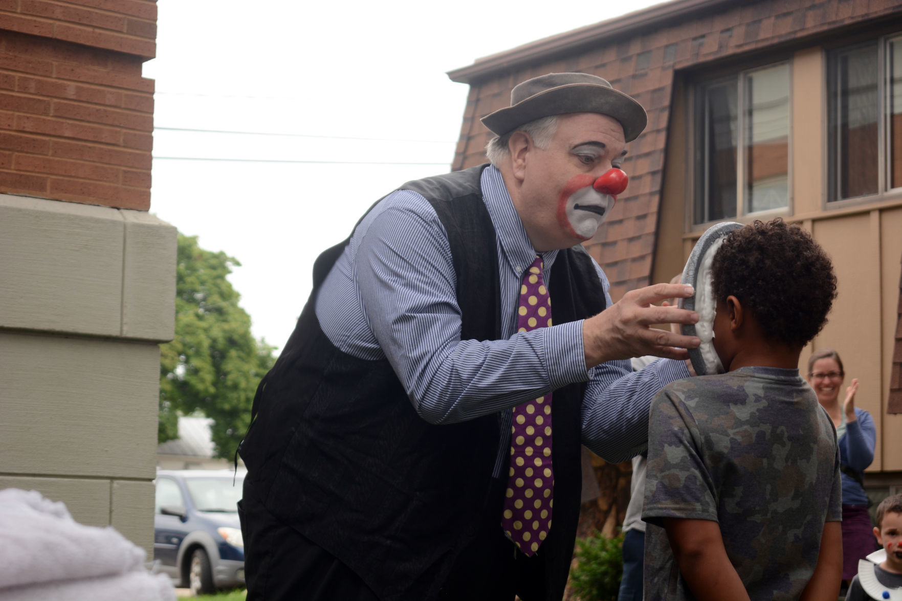 Kids clown around at Baraboo Public Library